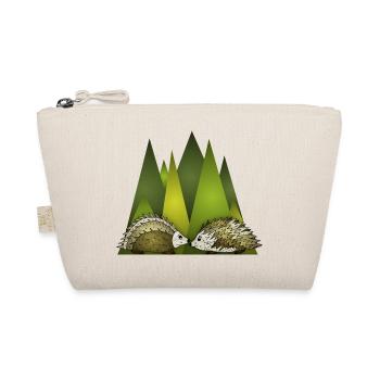 Hedgehogs - Organic Pouch - nature - Front
