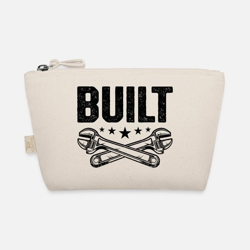 Built Graphic Car Lover Car Mechanic Vehicle Techn Organic Pouch
