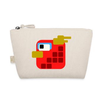 Oiseau Rouge PixelArt - Trousse biologique - nature - Devant
