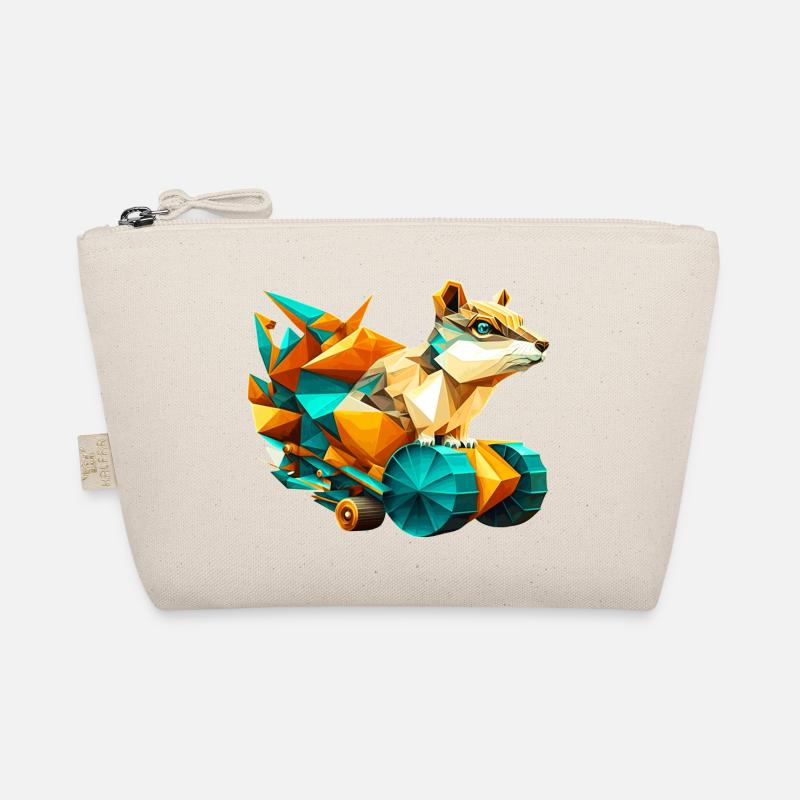 Cône 3D avec roues pixel art en aspect polygonal Trousse biologique