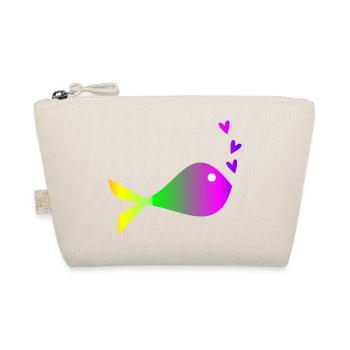 SARDINE. FISH. APRIL FOOL. EASTER. SEA - Organic Pouch - nature - Front