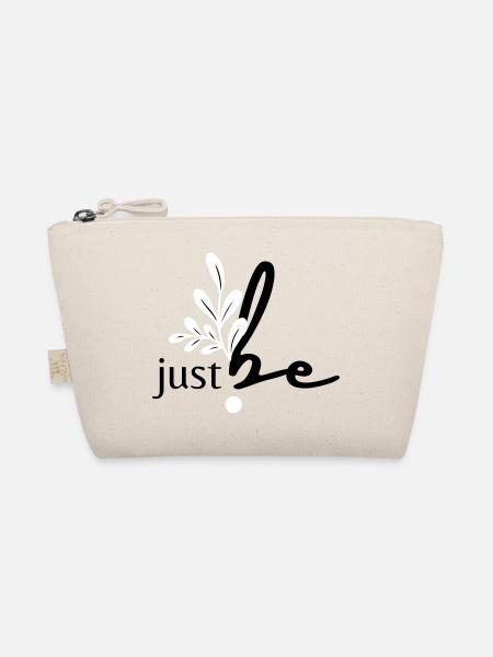 just be. - Bio-Täschchen - Natur - Vorne