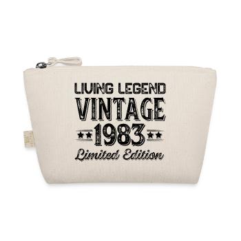 Living Legend Vintage 1983 40 Years Birthday - Organic Pouch - nature - Front