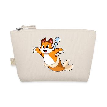 Tiger Mermaid - Organic Pouch - nature - Front