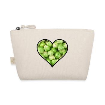 Brussel love - Organic Pouch - nature - Front