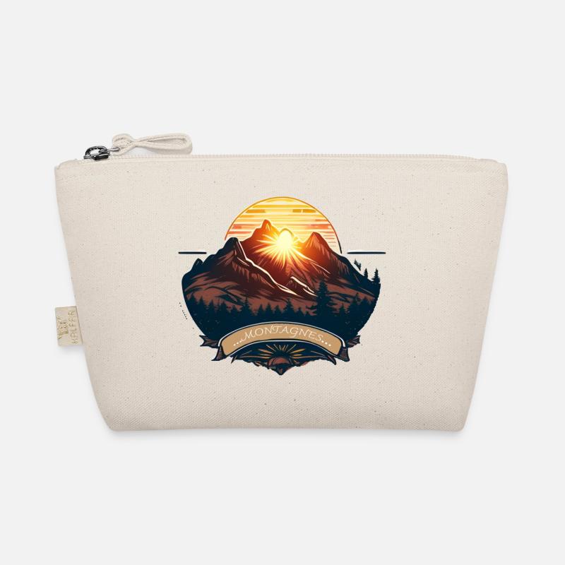 Berge Sonne Wandern Bio-Täschchen