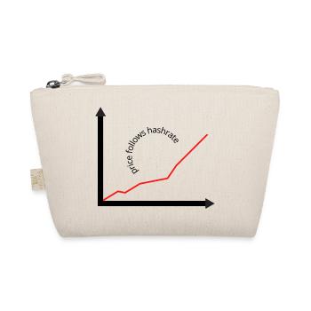 Price follows hashrate - Organic Pouch - nature - Front