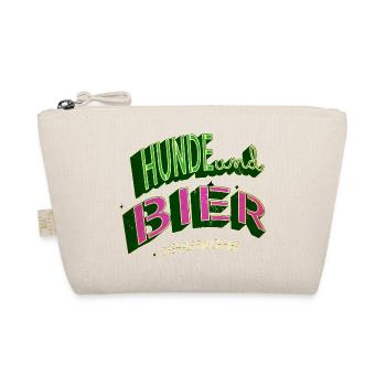 hopfen lieben hundeliebhaber saufen statement - Bio-Täschchen - Natur - Vorne