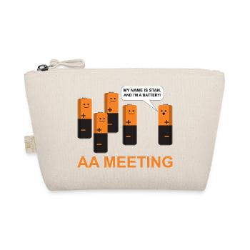 AA Meeting Batterien - Bio-Täschchen - Natur - Vorne