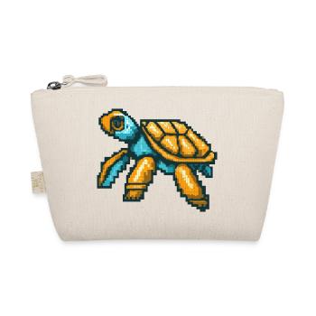 Pixel turtle dans un style 8 bits nostalgique - Trousse biologique - nature - Devant