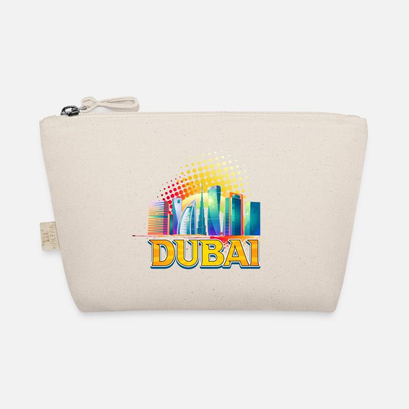 Dubaï Skyline Summer Sun Palm Beach Mer Trousse biologique