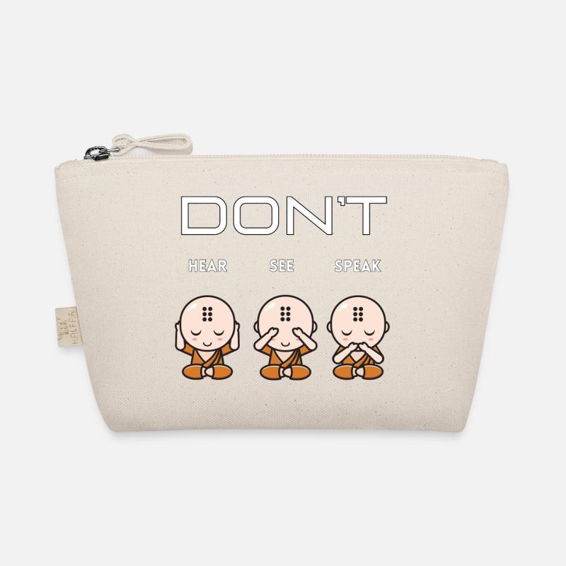 Don't hear see speak boy Organic Pouch