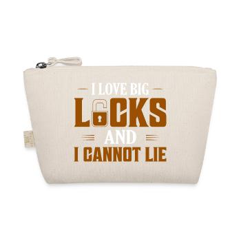 I Love Big Locks And I Cannot Lie Lockpicker Locks - Bio-Täschchen - Natur - Vorne