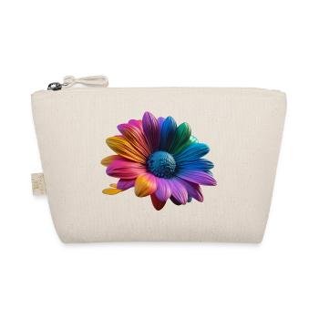 Colorful rainbow flowers: beauty and joy - Organic Pouch - nature - Front