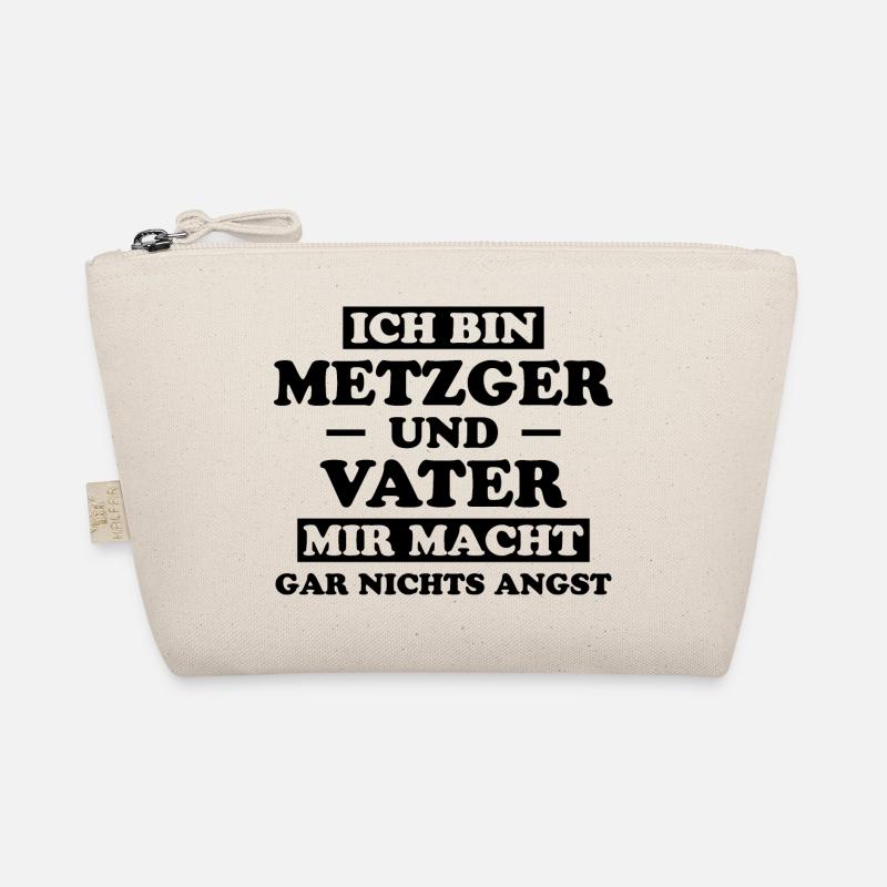 Metzger Beruf Lustiger Spruch Fleischer Geschenk - Bio-Täschchen - Natur