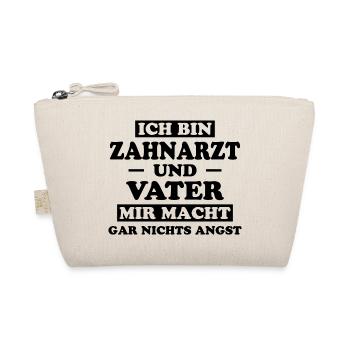 Zahnarzt Lustiger Spruch Job Zahnmedizin Geschenk - Bio-Täschchen - Natur - Vorne