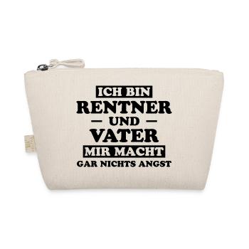 Rentner Lustiger Spruch Rente Ruhestand Geschenk - Bio-Täschchen - Natur - Vorne