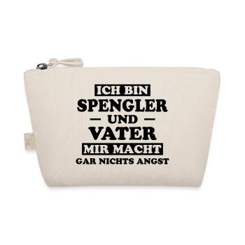 Spengler Beruf Lustiger Spruch Handwerker Geschenk - Bio-Täschchen - Natur - Vorne