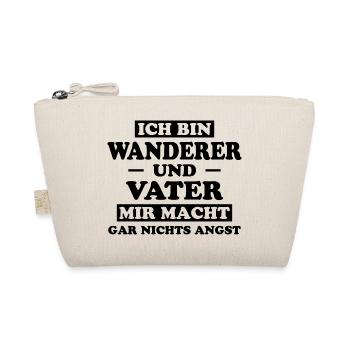 Wanderer Outdoor Lustiger Spruch Wandern Geschenk - Bio-Täschchen - Natur - Vorne