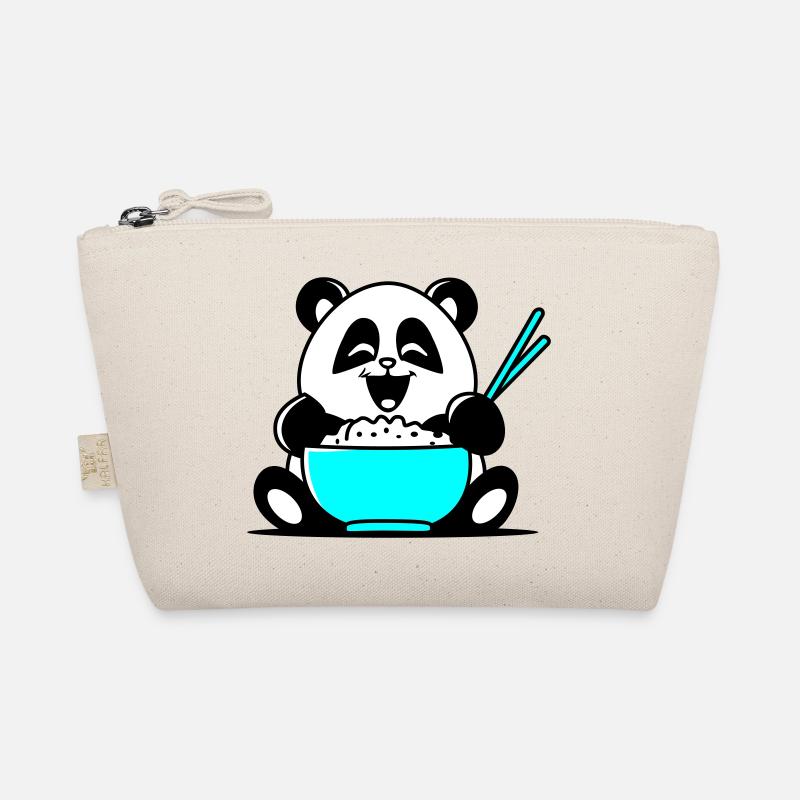 Panda - Bio-Täschchen - Natur