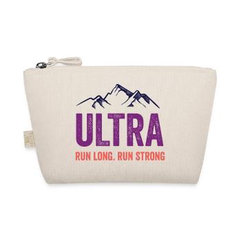 Ultra Running - Lauf lang. Laufen Sie stark. - Bio-Täschchen - Natur - Vorne