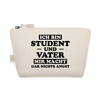 Student Lustiger Spruch Uni Universität Geschenk - Bio-Täschchen - Natur - Vorne