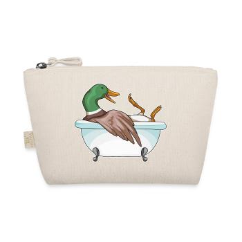 Ente Baden Badewanne - Bio-Täschchen - Natur - Vorne