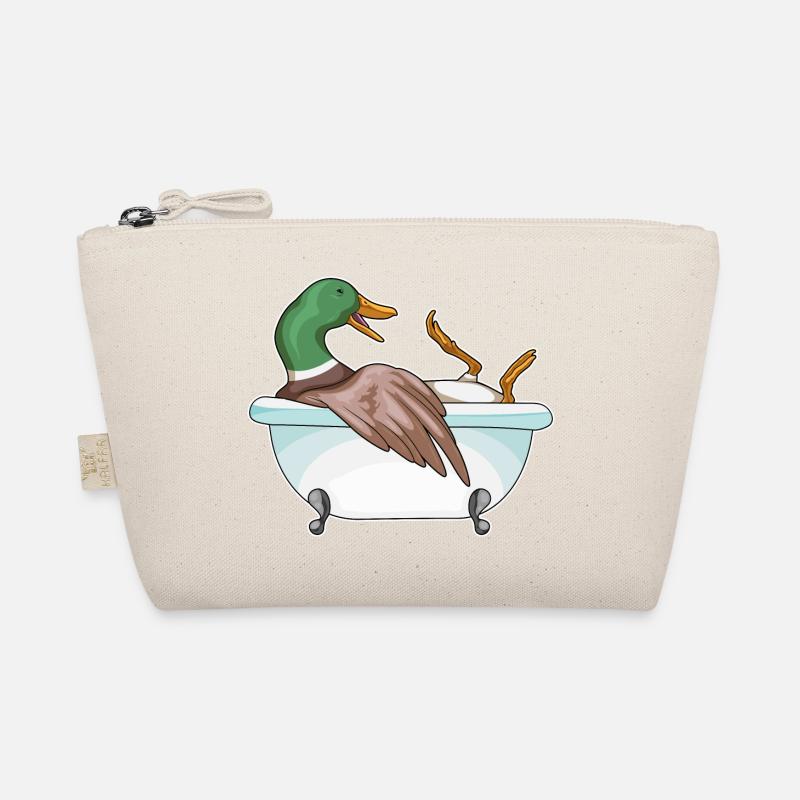 Duck Bathing Bathtub Organic Pouch