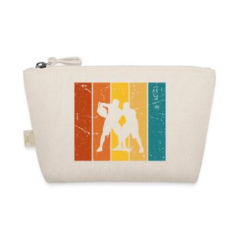 Basketball cadeau Vintage - Trousse biologique - nature - Devant