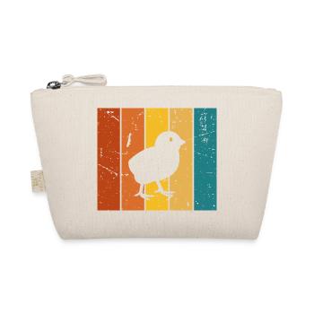 Chick gift Vintage - Organic Pouch - nature - Front