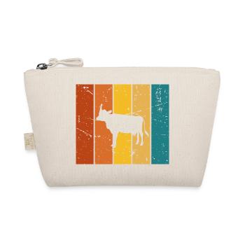 Vache cadeau Vintage - Trousse biologique - nature - Devant