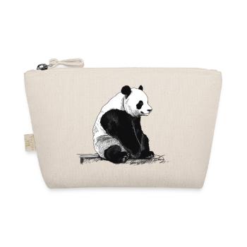 Panda, Nachhaltig - Bio-Täschchen - Natur - Vorne