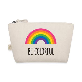 Pride Month LGBTQ - Be Colorful - Organic Pouch - nature - Front