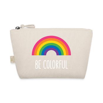 Pride Month LGBTQ - Be Colorful - Organic Pouch - nature - Front
