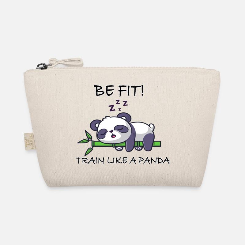 Be fit train like a Panda Bio-Täschchen