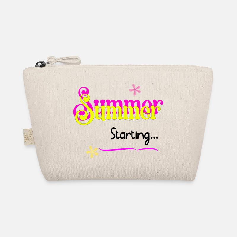 Sommer-Start-Design - Bio-Täschchen - Natur