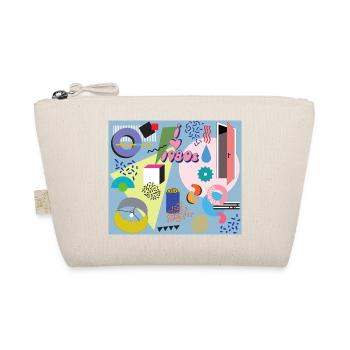 Memphis style design - Organic Pouch - nature - Front