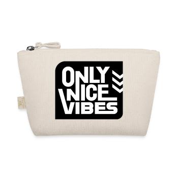 ONLY NICE VIBES - Bio-Täschchen - Natur - Vorne