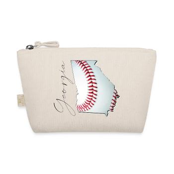 Georgia (USA) | echter Baseball | Landkarte Script - Bio-Täschchen - Natur - Vorne