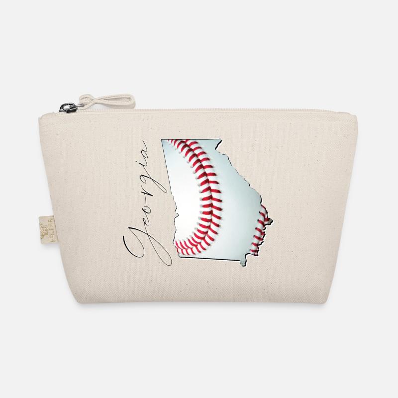 Georgia (USA) | real baseball | Map Script Organic Pouch