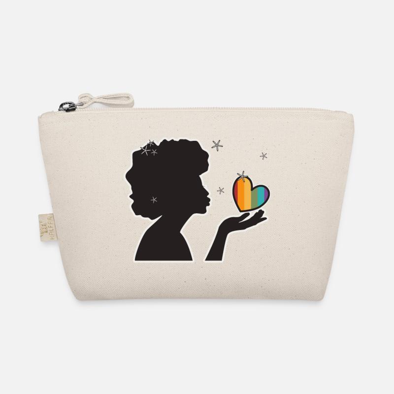 Handkuss queer - Bio-Täschchen - Natur