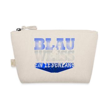 Blau Weiss ein Leben Lang - Bio-Täschchen - Natur - Vorne