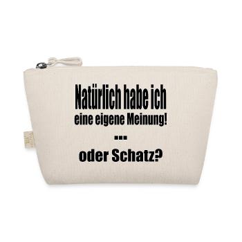 Eigene Meinung - Bio-Täschchen - Natur - Vorne