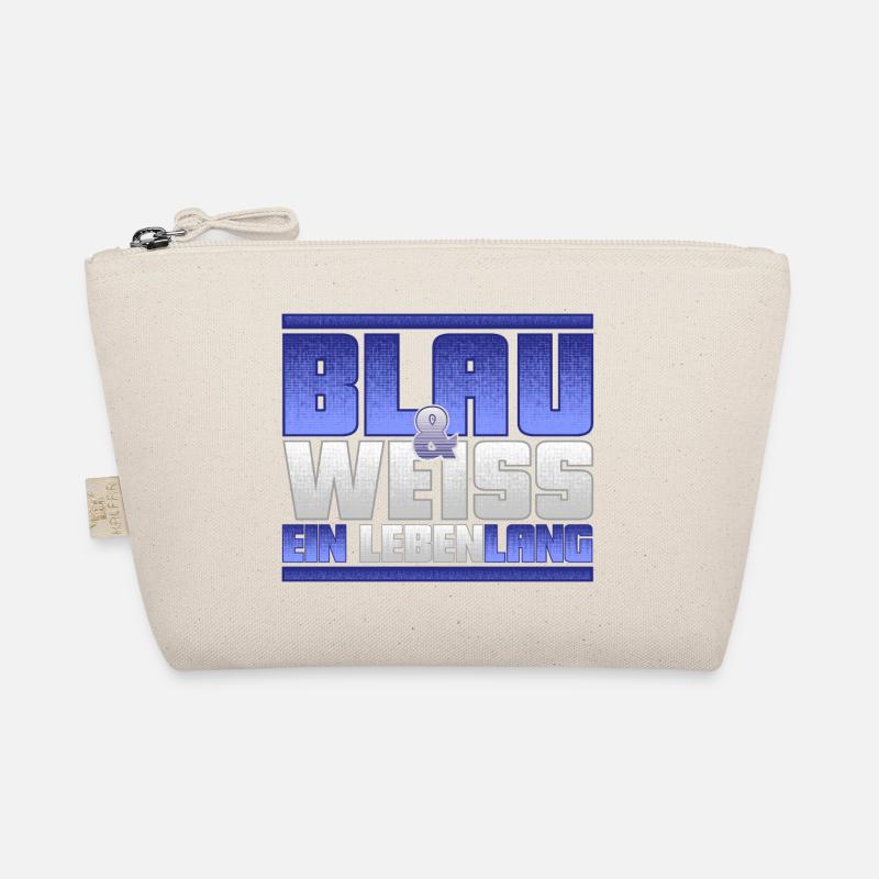 Blau Weiss ein Leben Lang Bio-Täschchen