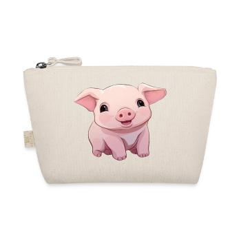 Baby Schwein - Bio-Täschchen - Natur - Vorne