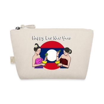 Laos Laotian Laotian New Year I Gift - Organic Pouch - nature - Front