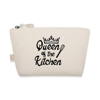 Queen Of The Kitchen, Kitchen Queen, Kitchen Quote - Organic Pouch - nature - Front