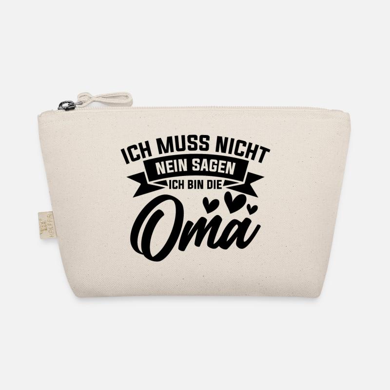 Mutter Oma Spruch Geschenk Mama Muttertag - Bio-Täschchen - Natur