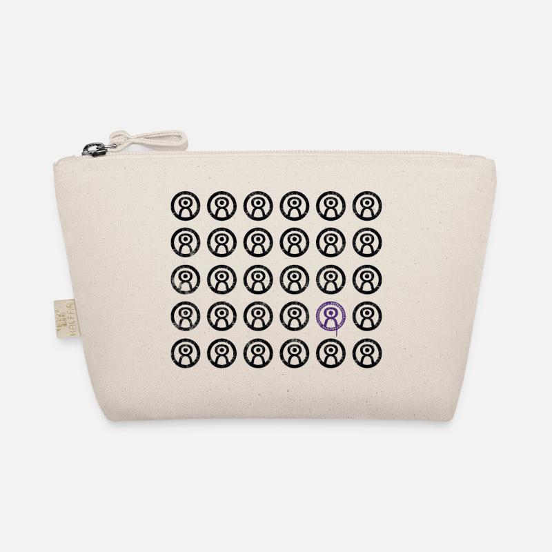 retroactive - only logo | BLACK EDITION Bio-Täschchen