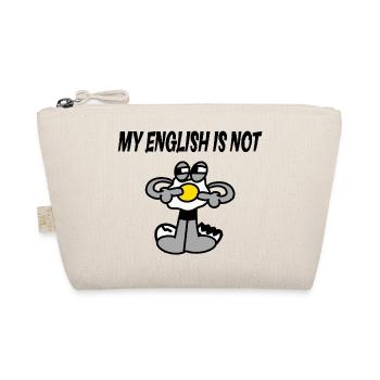 My english is not the yellow from the egg - Bio-Täschchen - Natur - Vorne